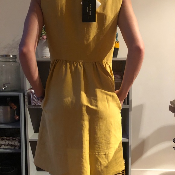 MAXMARA weekend linen sleeveless dress - Picture 3 of 5